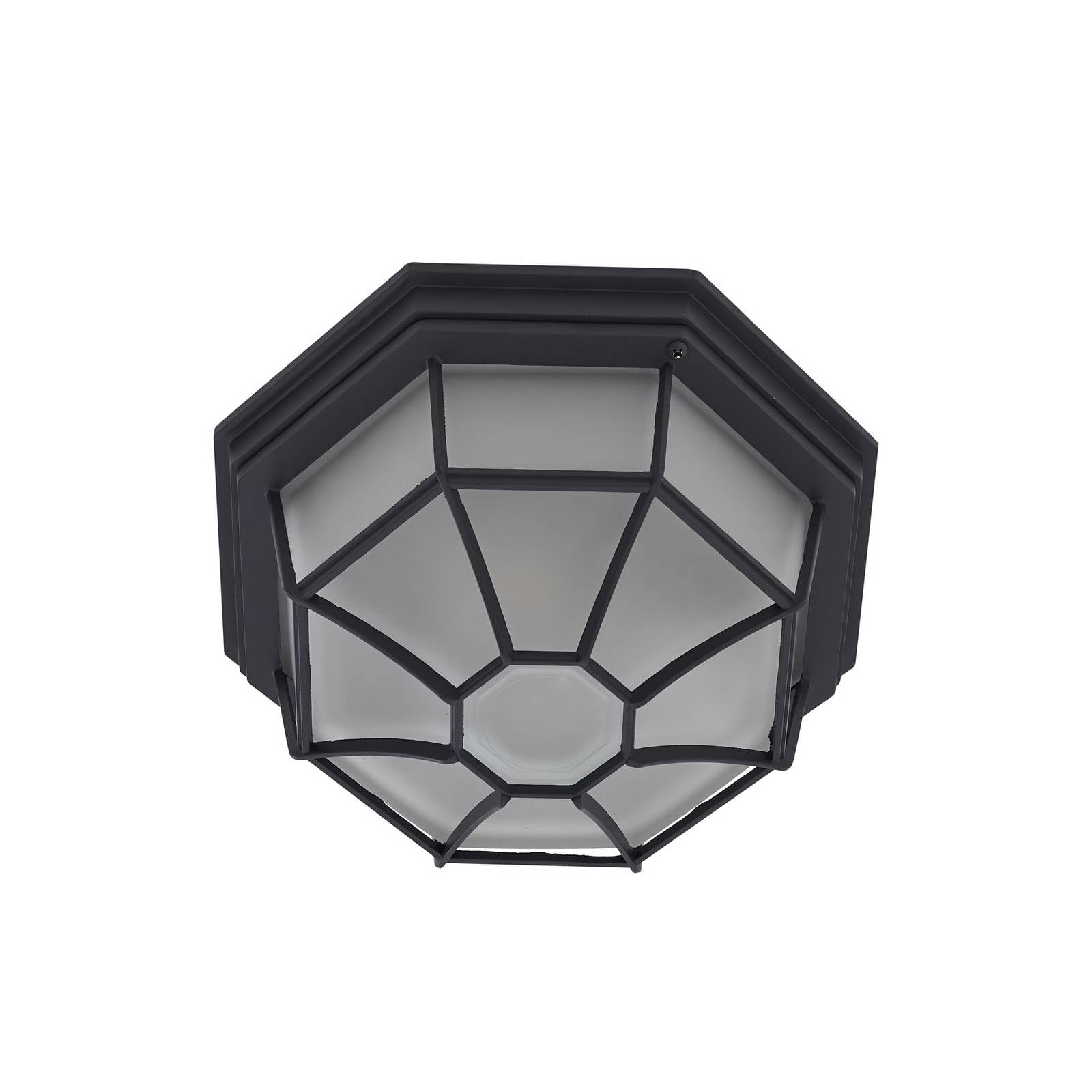 Lindby Plafoniera dimmerabile (Moderno) colore Nero, in Alluminio plafoniera compatta lampada