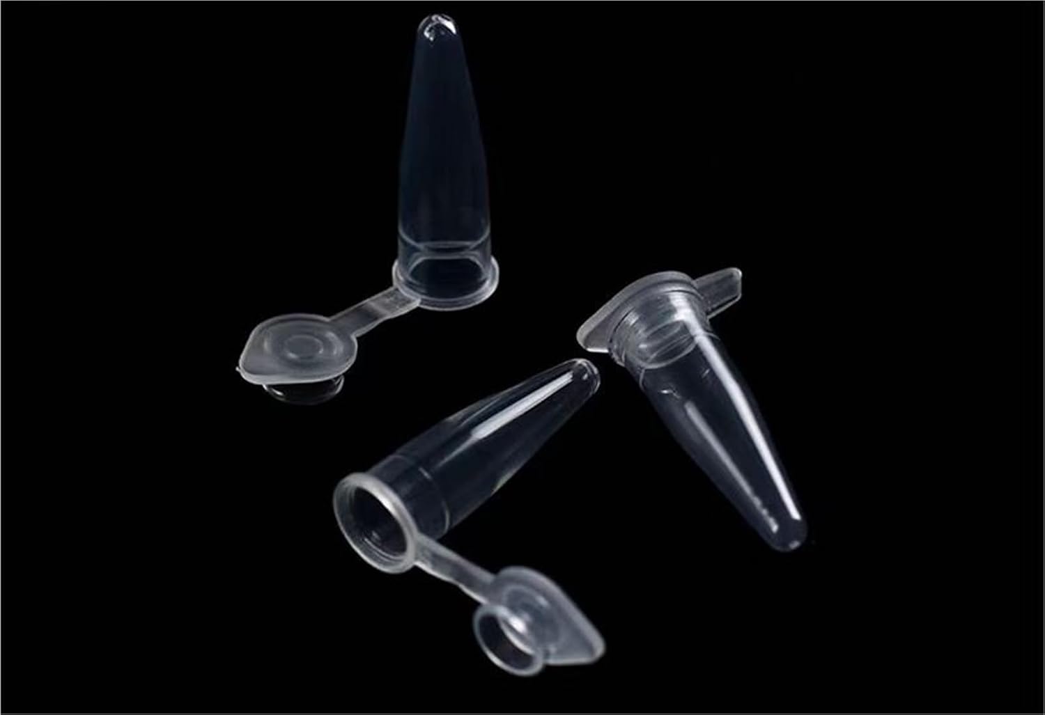 1000pcs/lot 1ml Laboratory Clear Mark Printed V Shape Scaled Plastic Centrifuge Tube