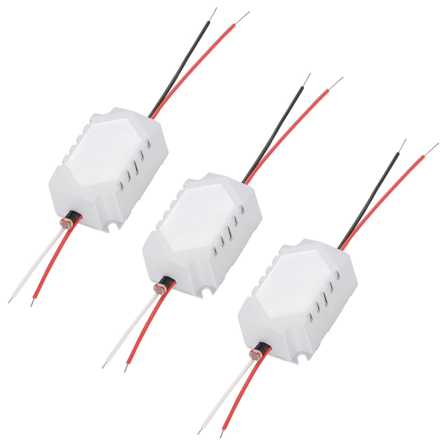 Greluma 3 Stk Zeitverzögerungsschalter für die Schalllichtsteuerung, DC 3–30 V Schalldetektorschalter, lichtempfindliches Sprachschaltermodul, hochempfindlicher schallaktivierter Schalter
