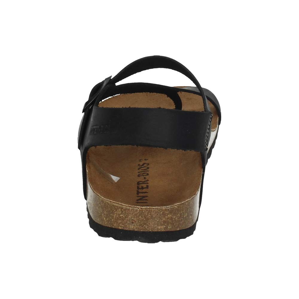 Made IN Spain 9512 CÓMODAS DE INTERBIOS Hombre Sandalias Negro