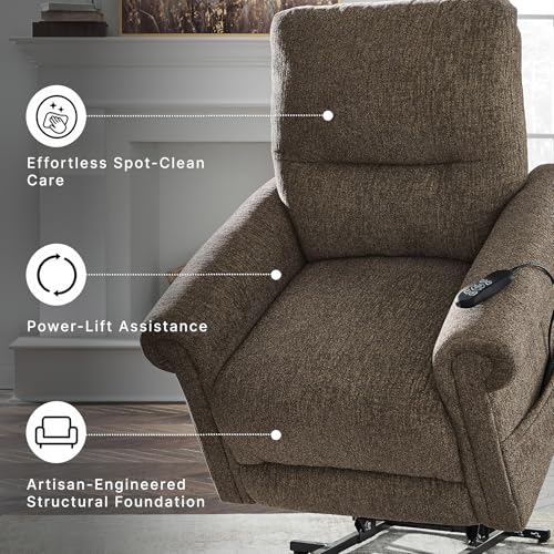 Image of Signature Design by Ashley Aureta Dual Motor Power Lift Recliner