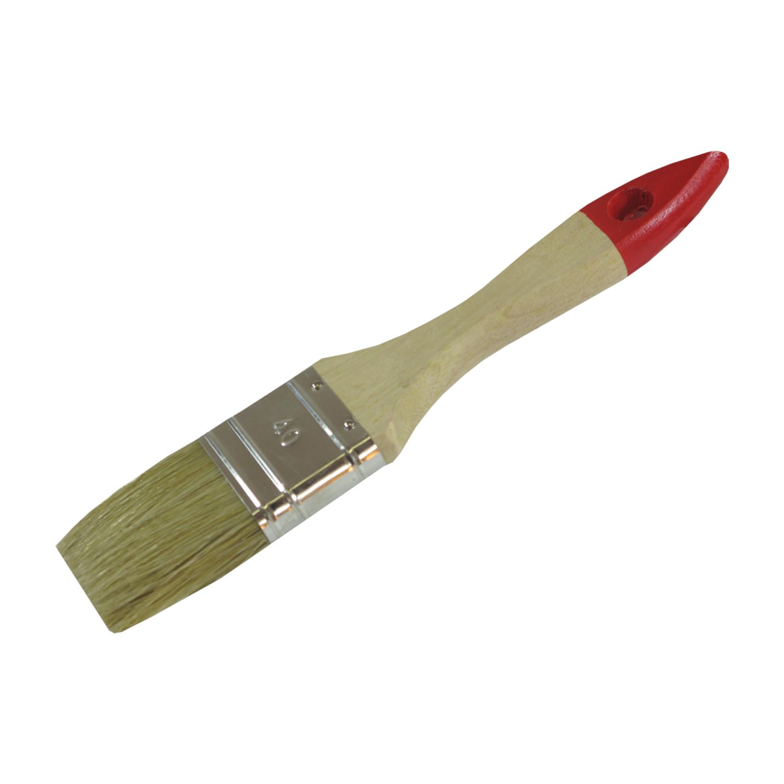 Paint Brush 50 mm (2 Inch) Professional Flat Brush with Light China Bristles - Industrial Paint Brush Paint Brush Paint Brush for Varnishes, Glazes & Paints