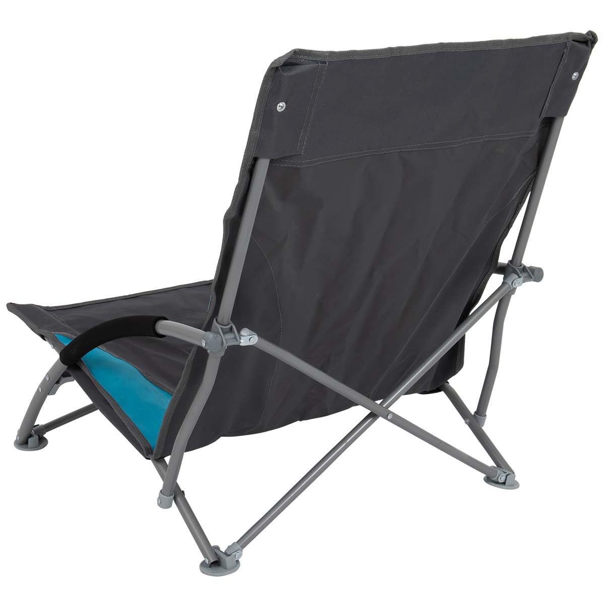 Bo-Camp - Beach chair - Compact - Bleu/gris