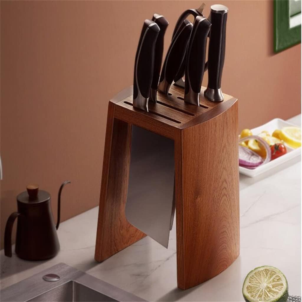 Utensil Holder,Sandalwood,Storage Tool,Kitchen Rack,