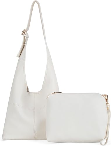 Montana West - Bolso para mujer tipo hobo, ultra suave, plegable, con monedero