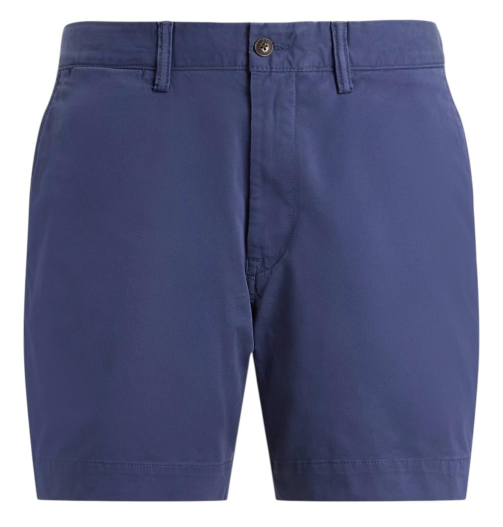 Polo Ralph Lauren Men's Navy 15-Cm Stretch Chino Short (Uk, Numeric, 34, Regular, Regular, )