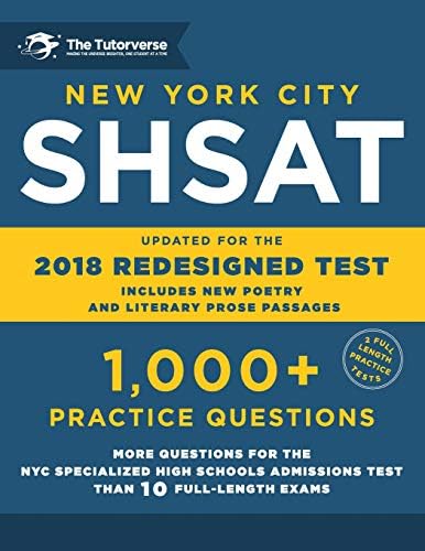 New York City SHSAT: 1,000+ Practice Questions: Updated for the 2018 Redesigned SHSAT Updated Edition