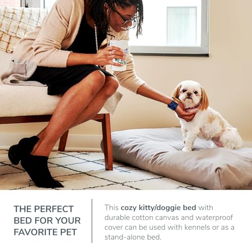 Naturepedic-Organic-Small-Pet-Bed-Super-Plush-Dog-Cat-Beds-Ultra-Supportive-Dog-Bed-Mat-Ideal-Pet-Bed-with-No-Polyurethane-Foam-23-x-17-x-3