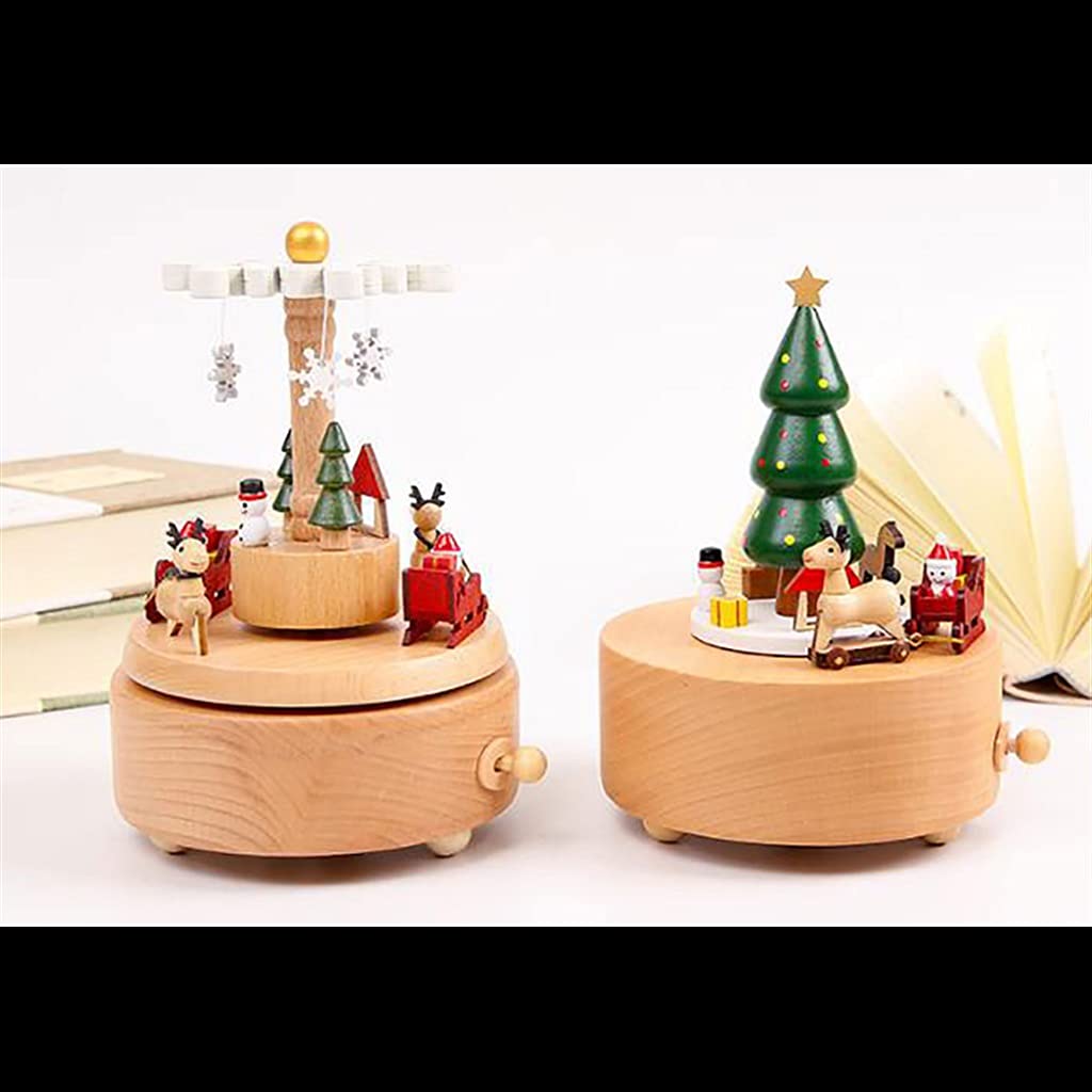 Carillon in Legno Carillon per Albero di Natale, Festa di Natale, Carillon, Regalo di Natale