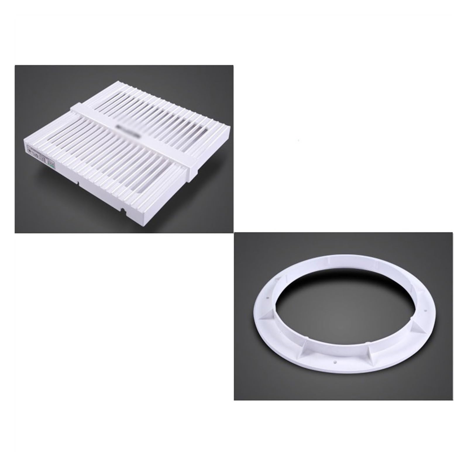 Ventilador de ático Extractor de ventana baño 4 ″/8 ″, ventilador ventilación vidrio, extractor pared for el hogar, 10 W/16,5 W para el cuarto de baño