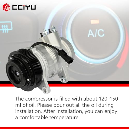 Image of CCIYU A /C Compressor with Clutch for Chrysler Aspen 4.7L 2007