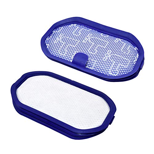 2-pack Waschbare Vorfilte kompatibel mit Dyson DC30 DC31 DC34 DC35 DC44 DC45 DC56 Animal Exclusive Digital Slim Handstaubsauger,
