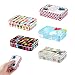 AWYY 5 Piezas Lata de Almacenamiento Rectangular, Lata Rectangular para Galletas, Lata Pequeña Rectangular de Metal, Rectángulo de Caja Dde Hojalata Pequeña dDe Metal para Recipiente de Almacenamiento