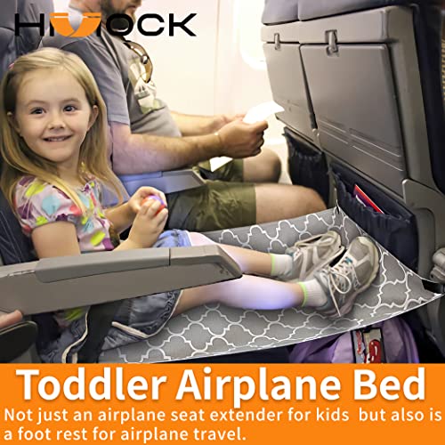 Airplane Footrest For Kids,Toddler Airplane Bed,Toddler Airplane Seat Extender For Kids,Baby Travel Essentials For Flying,Toddler Airplane Travel Essentials For Kids Airplane Bed Compact&Portable #TOP1