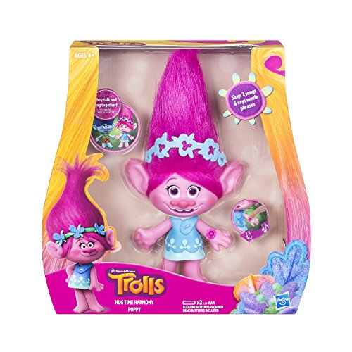 Muñeca DreamWorks Trolls Poppy Hug Time Harmony miniatura 4