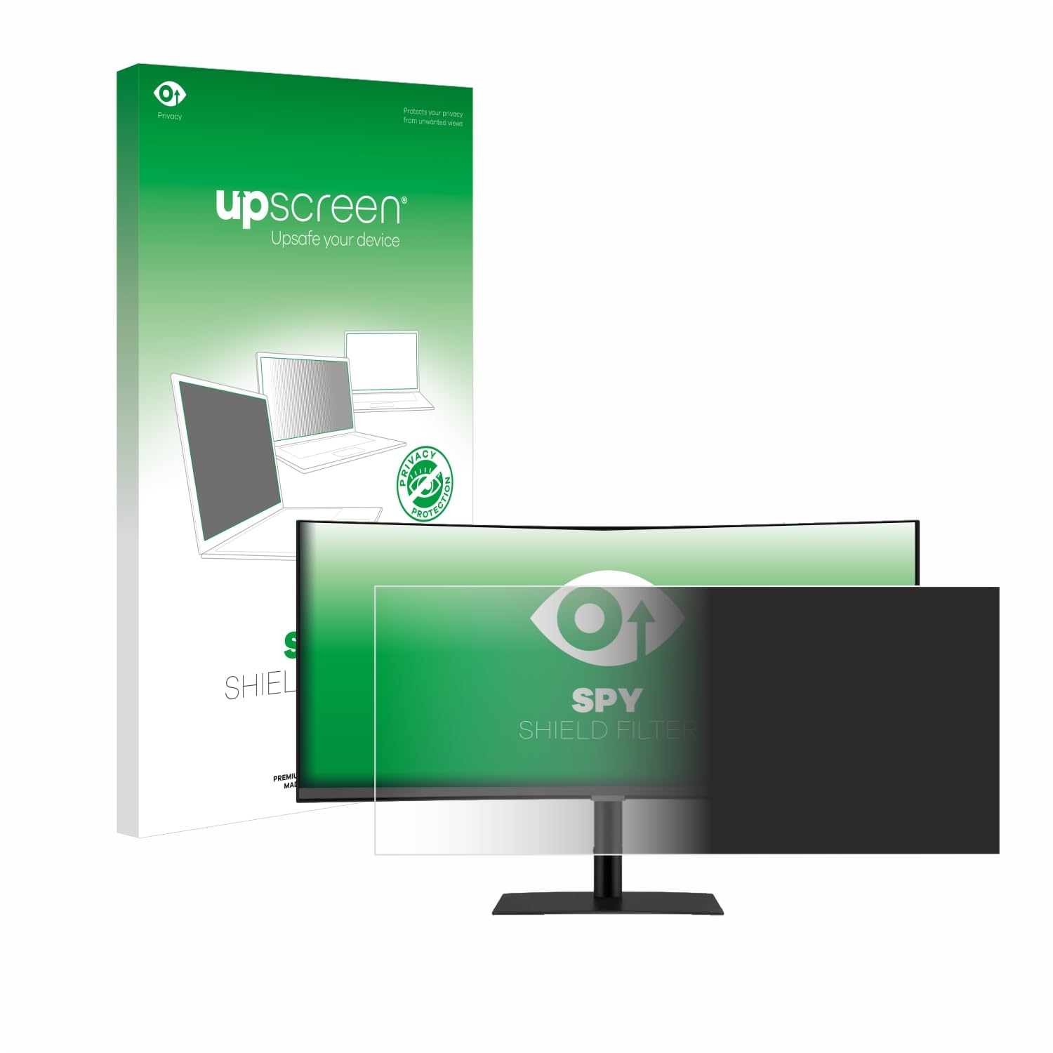 upscreen Blickschutzfilter für Samsung ViewFinity S65UC (34") Privacy Filter Blickschutzfolie Sichtschutz-Folie [Blaulichtfilter, Anti-Reflex]