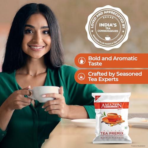 Image of Amazon 3 in 1 Instant Tea Premix Masala Plus 1 Kg Pack for Vending Machine