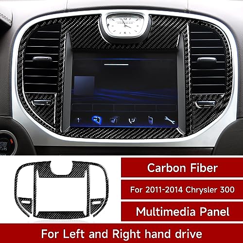 Image of Car Central Navigation Screen Air Outlet Vent Decals for 2011 2012 2013 2014 Chrysler 300 / 300C / 300S / Limited /Base Accessories Interior Stickers