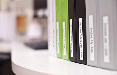 Miniatura 6 de NEOUZA Paquete de 5 cartuchos de cinta de etiquetas laminados Brother P-Touch TZe TZ de 0.709 in x 26.2 ft (TZe-241 negro sobre blanco)