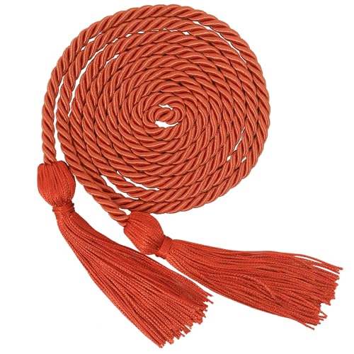 Image of GraduationMall Graduation Honor Cord 68 inch Dark Orange