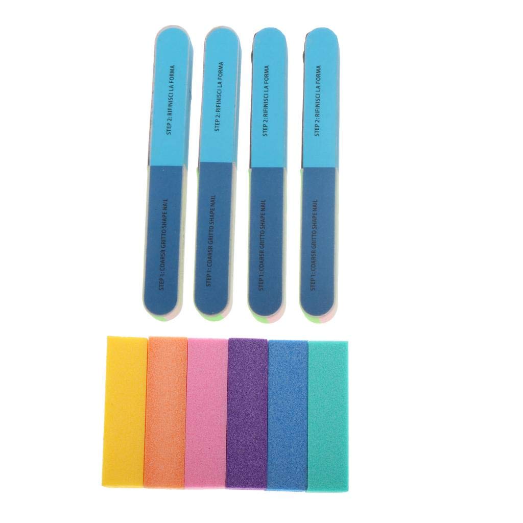 Misppro Sanding Grinding Tools Set - 10pcs Polishing Stick Block for Model Kit Hobby Finishing