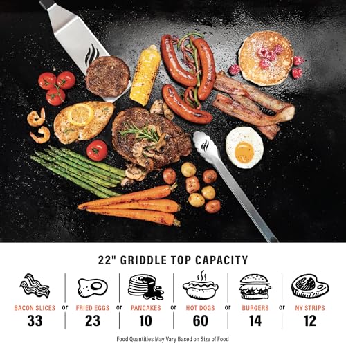 image for Blackstone 2203 22” Original Tabletop Griddle with Omnivore Griddle 