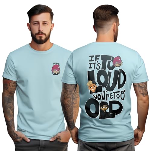 T-shirt de dessin animé pour homme Peppyzone avec finitions haut de gamme
