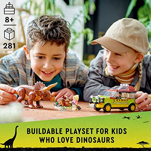 Jurassic World 76959 - Ricerca sui triceratopi (281 pezzi) - Lego - Immagine 1