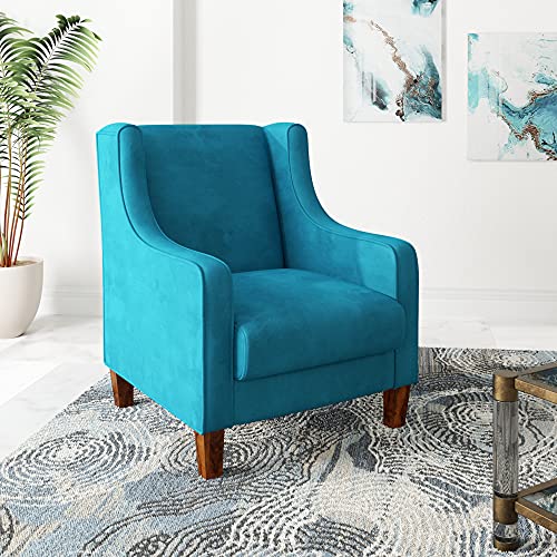 Image of Amazon Brand - Stone & Beam Waynes Fabric Accent /Lounge Chair (Blue)