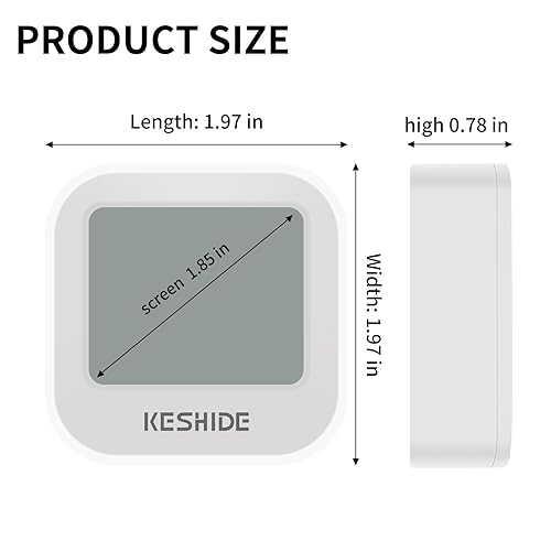 Miniatura 2 de Termómetro higrómetro digital para temperatura ambiente, medidor de humedad, termómetro interior, calibración de precisión, sensor de temperatura