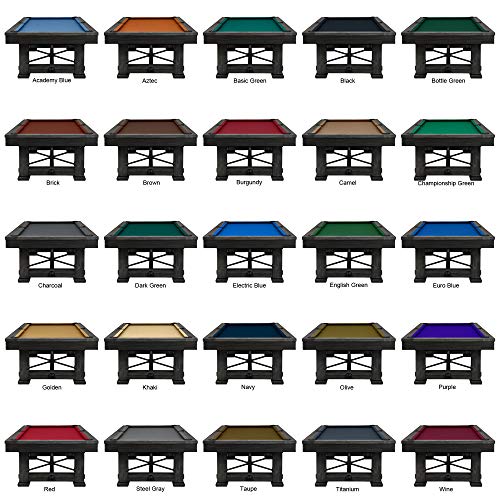 Playcraft Rio Grande 8’ Slate Pool Table With Weathered Raven Finish #TOP6