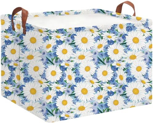 HKEC Blue Daisy Storage Basket