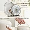 Rice Cooker Small Mini Rice Cooker 2 Cups Uncooked 1.2 Quarts Portable Rice Maker with Non-Stick Coating, BPA Free, 12-Hour Timer Delay & Auto Keep Warm & One-Touch for Dorm Office Travel 1-2 Person (Beige)