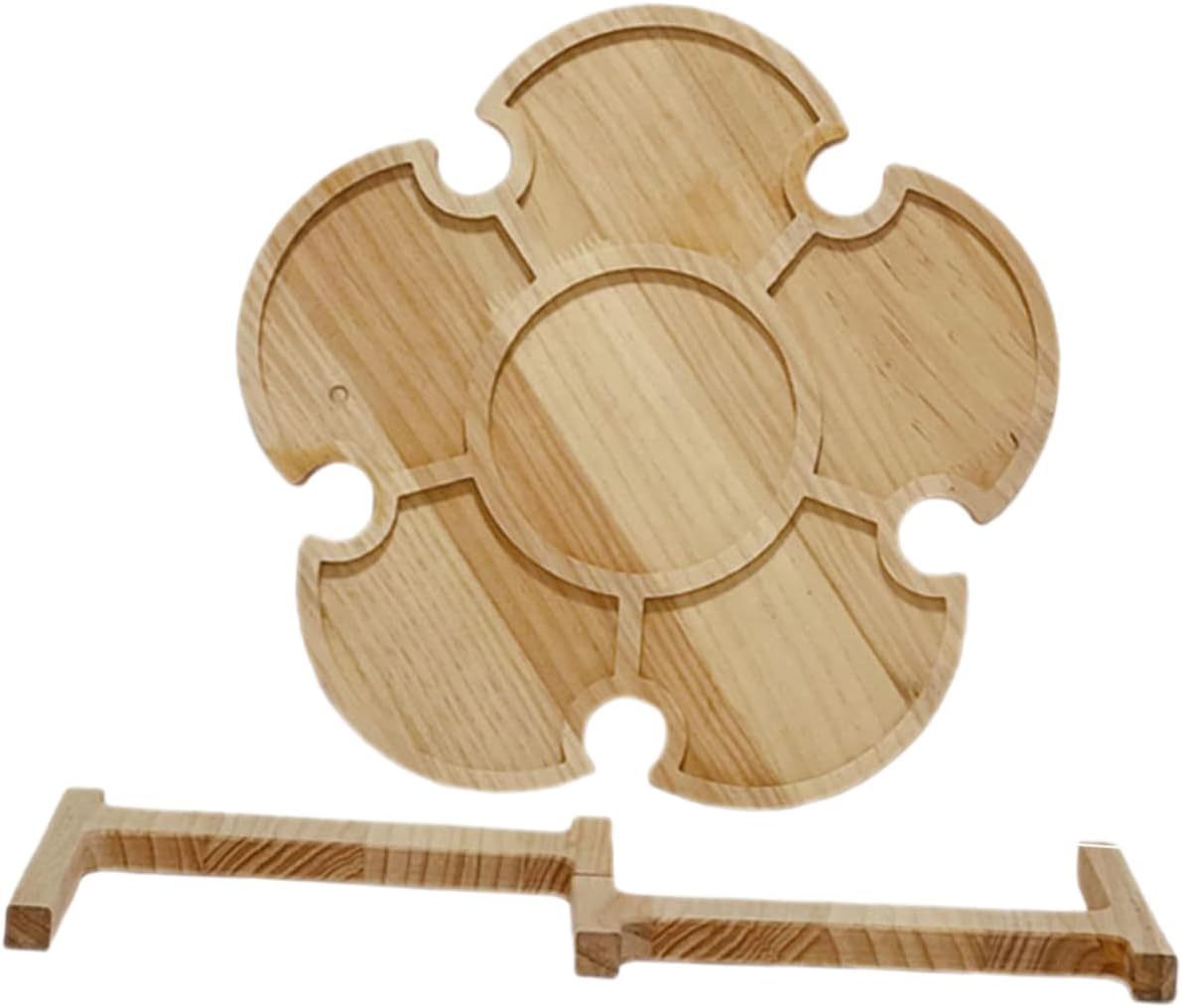 Mikikit Outdoor Portable Folding Picnic Table Multi Function Wine Fruit Storage Desk for Beach Camping and Parties Durable Design Easy to Carry and Use for Outdoor Events