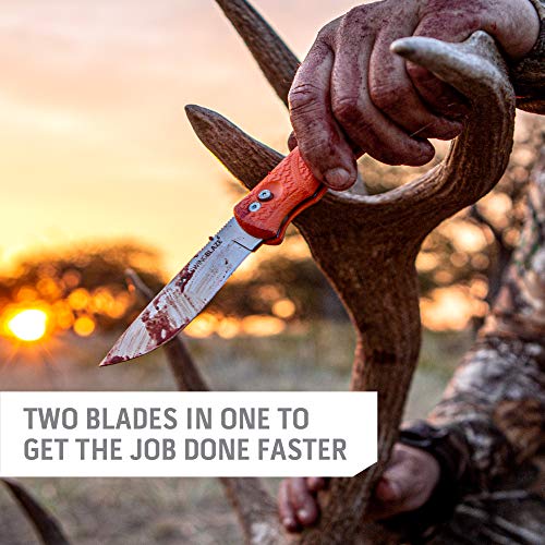 Outdoor Edge 2813-0039 Swingblaze - Two Blades In One, Rotating Skinning And Gutting Fixed Blade Hunting Knife thumb #4