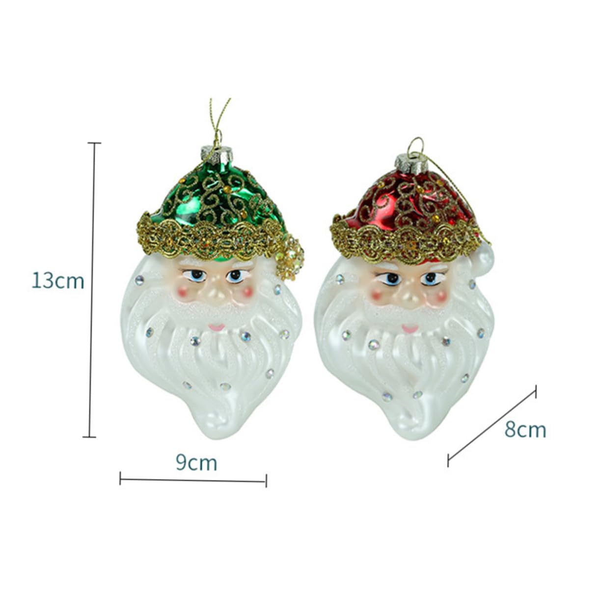 TOPBATHY 8 Pz ornamenti di babbo natale angeli natalizi angioletti natalizi decorazioni natalizie di babbo natale decorazione dell'albero di natale decorazioni casa forniture natalizie