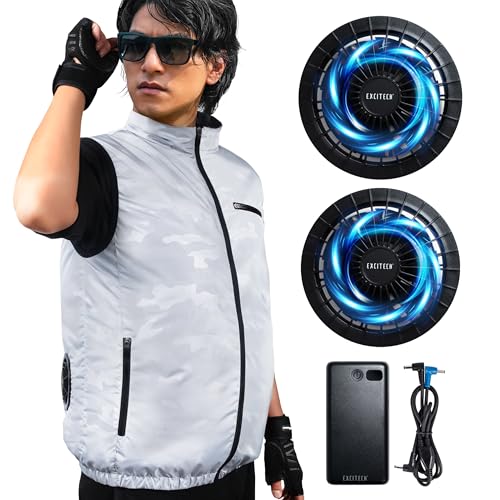 [Ｅｘｃｉｔｅｃｈ] 空調作業服 M グレー - Ｅｘｃｉｔｅｃｈ - 商品画像