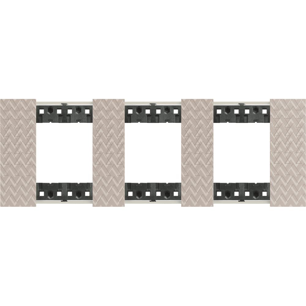 Cubierta de interruptor Legrand KA4802M3MM placa técnica de tres módulos acoplables