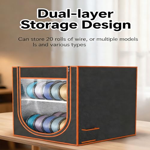 Filament d'impression 3D préservé par l'organiseur double couverture 12 psc - 2