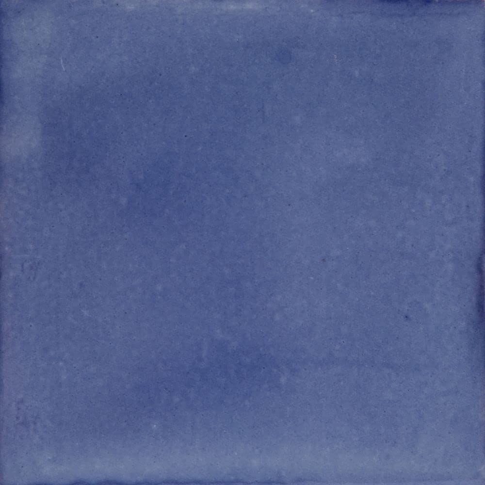 Cerames Azulejos azules mexicanos monocolor Azul Mezclilla Delgado - azulejos de mosaico, azulejos ceramica monocromáticos para cocina, baño | Un paquete de 90 baldosas azules ceramica 10,5x10,5 cm