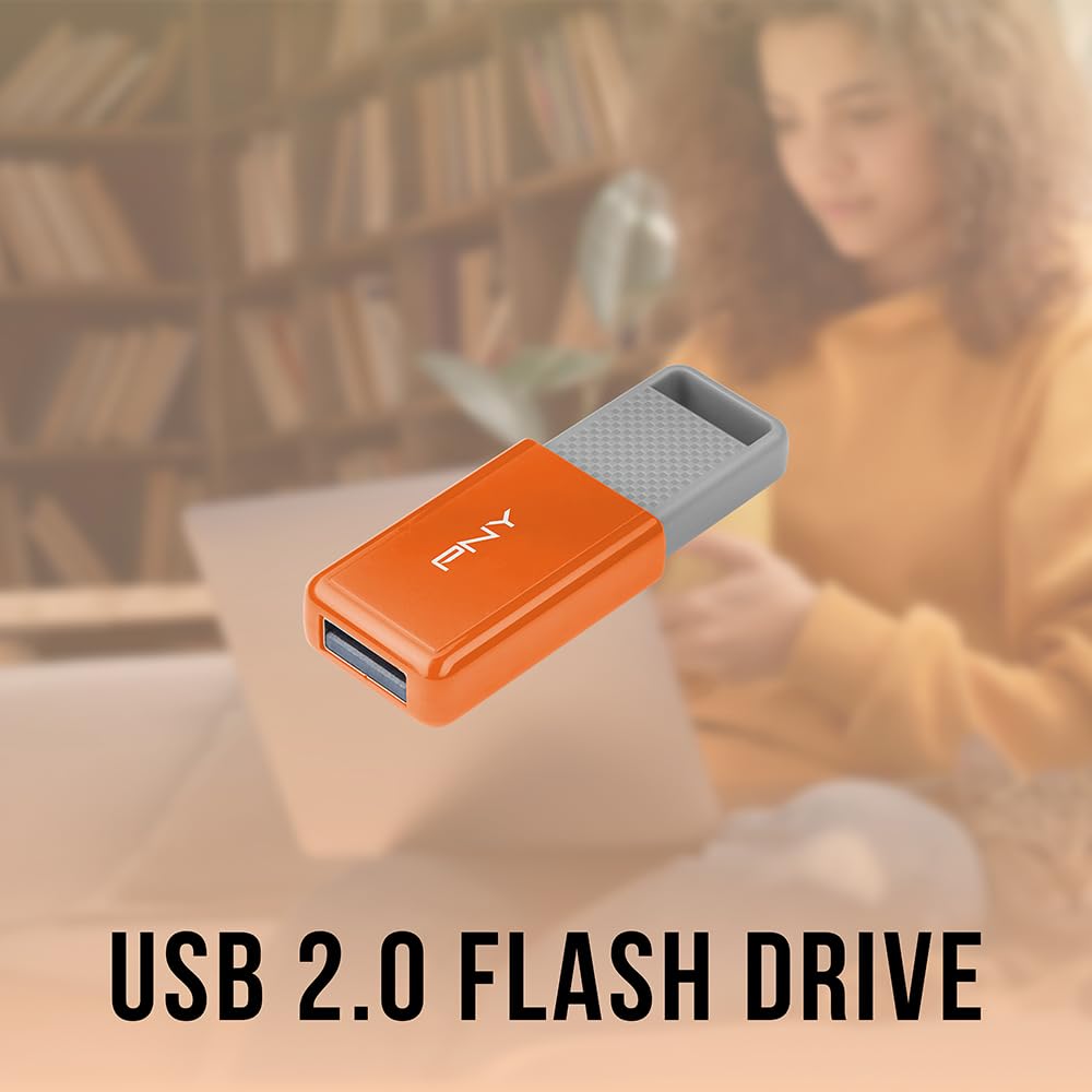 PNY Chiavetta USB 2.0, 128 GB, assortito, P-FD128ODM-GE
