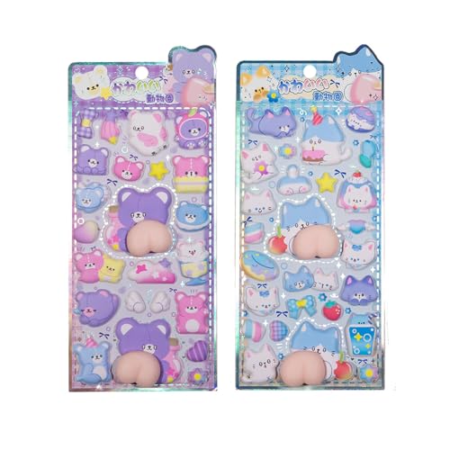 Dekori 3Dシール 立体デコシール 2枚セット