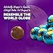 Madelaine Chocolate Premium Milk Chocolate World Globe Balls - 12 Oz Bag Individually Wrapped Candy Foil Map of the World for Earth Day, Memorial Day & World-Themed Parties