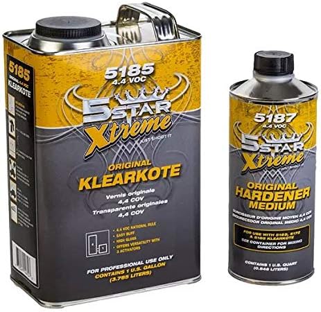 5 Star Extreme Original Urethane Clearcoat 5185 w/Medium Hardener 5187