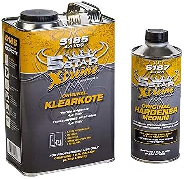 5 Star Extreme Original Urethane Clearcoat 5185 w/Medium Hardener 5187