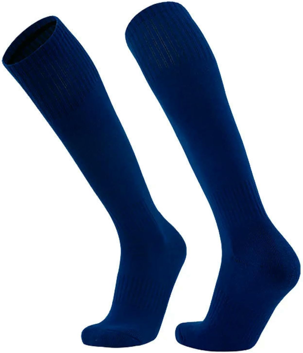 2 Pairs Knee-High Athletic Socks For Men Women,Soccer Basketball Running Sports Long Tube Socks,Calf Support