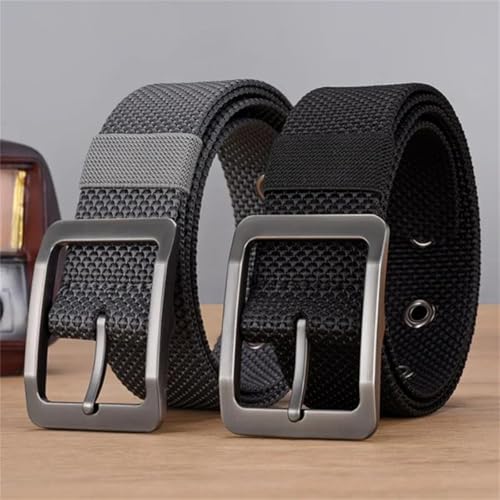 Men's Adjustable Nylon Canvas Webbing Belt For Golf Hiking Casual Sports Work And Everyday Use2