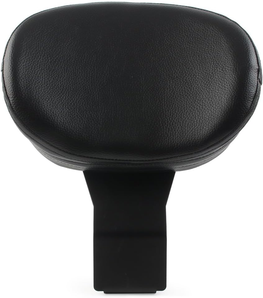 Cnsodo15 Motorcycle Driver Backrest Sissy Bar Support Mount, Motorcycle Driver Rider Backrest Cushion Pad for Suzuki for Boulevard C50 VL400 VL800