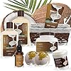 Gifts For Women Gift Basket for Women Mothers Day Gifts for Mom, 9 Piece Set of Vanilla Coconut Home Spa Set, Luxurious Bath and Body Set, Includes Fragrant Lotions, Large Bath Bombs, Coconut Oil
