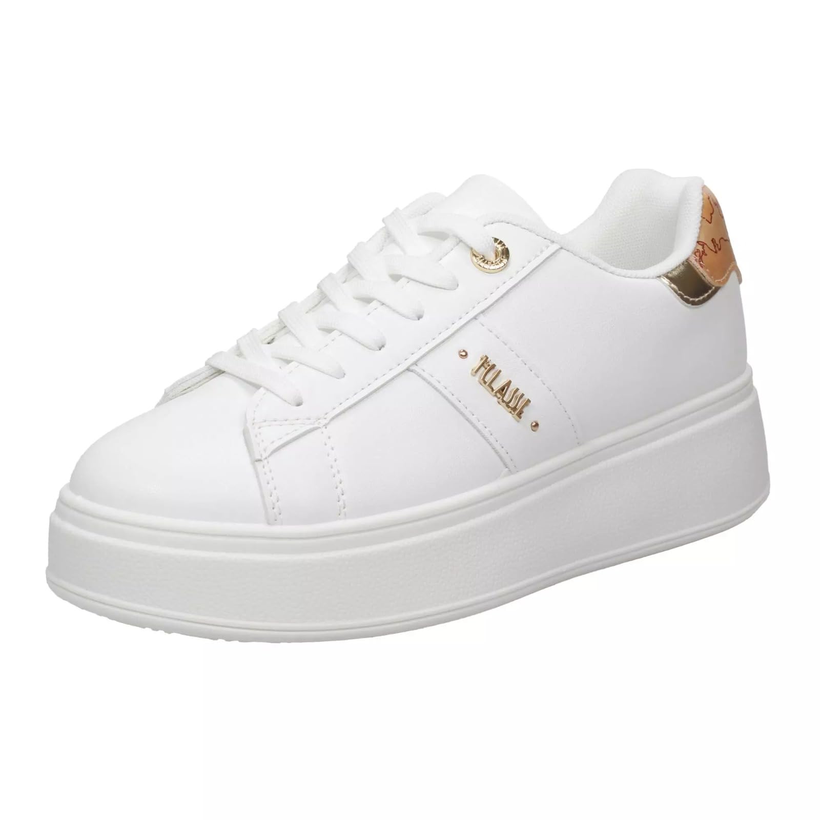 ALVIERO Martini Z1467 300E Sneaker Donna in Eco Nappa Liscia con Logo 1ᴬ Classe Bianche